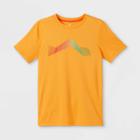 Boys' Short Sleeve 'happy' Graphic T-shirt - All In Motion Orange