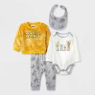 Baby Boys' Star Wars Top And Bottom Set - Yellow Newborn