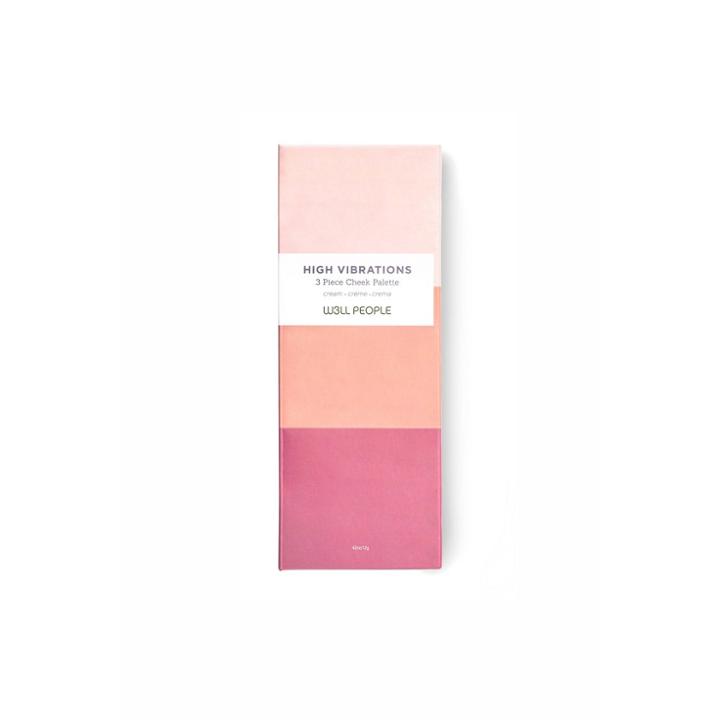 W3ll People High Vibrations Cheek Palette Cream Trio