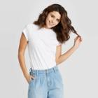Women's Standard Fit Short Sleeve Crewneck T-shirt - Universal Thread White