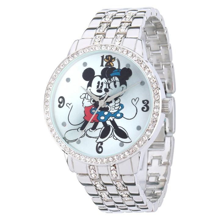 Women's Disney Minnie And Mickey With Alloy Case -