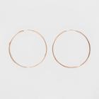 Rose Plated Large Endless Hoop Earrings 14kt - A New Day Rose