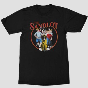 Men's Short Sleeve The Sandlot Crew T-shirt - Black
