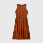 Women's Tiered Tank Dress - Universal Thread Brown