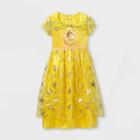Girls' Disney Princess Belle Nightgown - Yellow