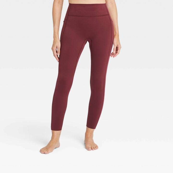 Women's Flex High-rise 7/8 Leggings - All In Motion Garnet Red