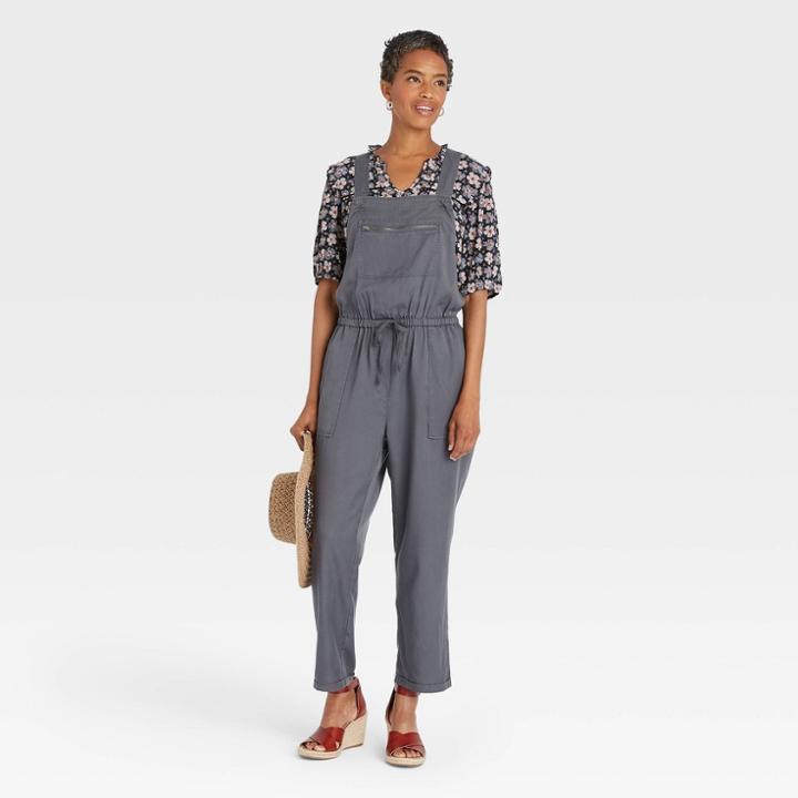 Women's Sleeveless Jumpsuit - Knox Rose Gray