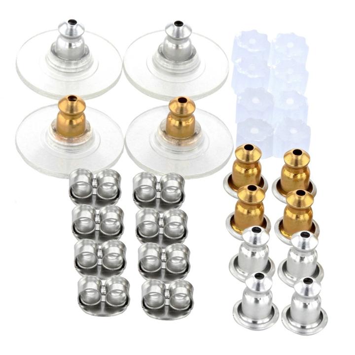 Target 18 Pair Stainless Steel Assorted Ear Backs -