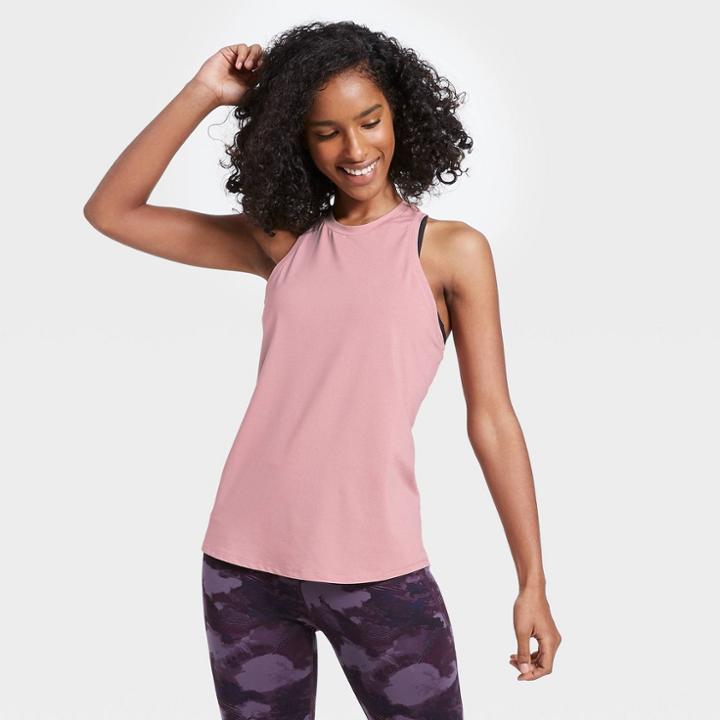 Women's Essential Racerback Tank Top - All In Motion Rose