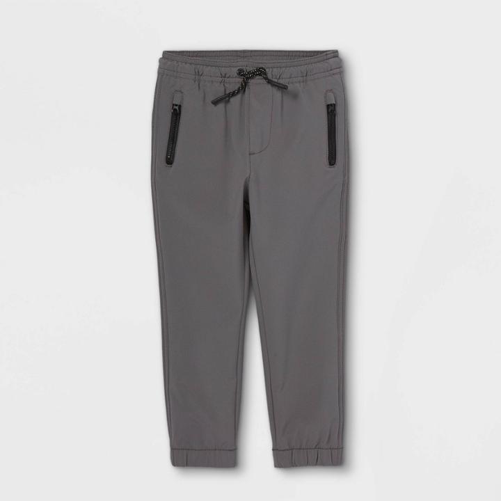 Toddler Boys' Quick Dry Pull-on Jogger Chino Pants - Cat & Jack Gray