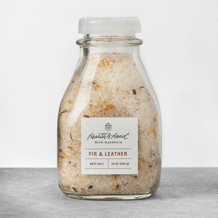 Hearth & Hand With Magnolia Bath Salt Fir & Leather - Hearth & Hand With