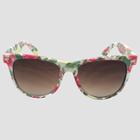 Target Women's Surf Shade Sunglasses With Floral Print - White