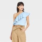 Women's One Shoulder Ruffle Top - A New Day