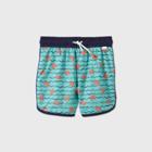 Toddler Boys' Crab Print Swim Trunks - Cat & Jack Blue