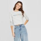 Women's Long Sleeve Thriving Graphic T-shirt - Freeze (juniors') Gray
