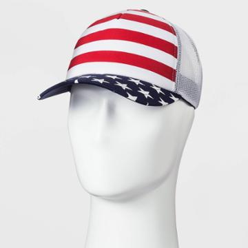 Concept One Men's Americana Baseball Hat - One Size, Black