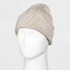 Men's Speckled Knit Beanie - Goodfellow & Co Gray