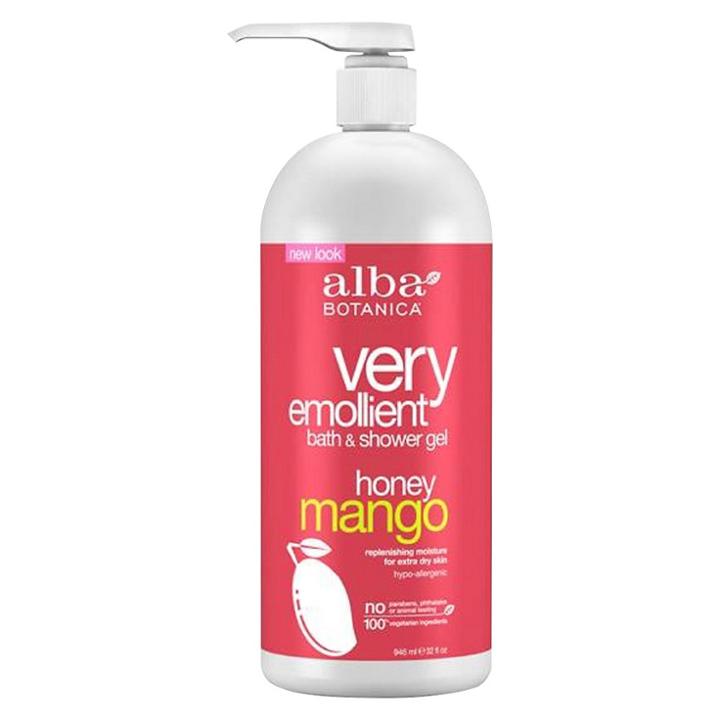 Alba Botanica Very Emollient Honey Mango Bath & Shower Gel