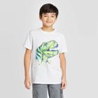 Boys' Geometri Dino T-shirt - Cat & Jack White