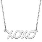Target Women's Sterling Silver Xoxo Necklace -