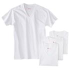Hanes Premium Hanes Men's 4pk Slim V-neck T-shirt - White
