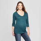 Isabel Maternity By Ingrid & Isabel T-shirt Green Marker Xl, Women's, Green Heather