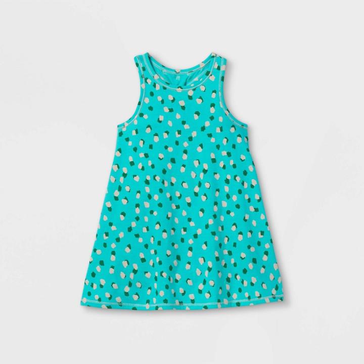 Toddler Girls' Tank Dress - Cat & Jack Teal