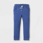 Toddler Kids' Fleece Jogger Pants - Cat & Jack Navy