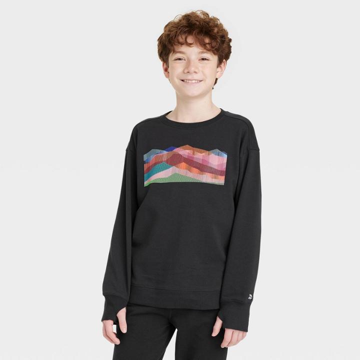 Boys' Outdoor Sweatshirt - All In Motion Black