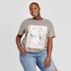 Women's Disney 101 Dalmatians Plus Size Short Sleeve Graphic T-shirt (juniors') - Light Gray 1x, Women's,