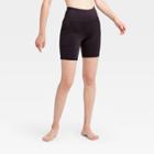 Women's Sculpted High-rise Bike Shorts 7 - All In Motion Black