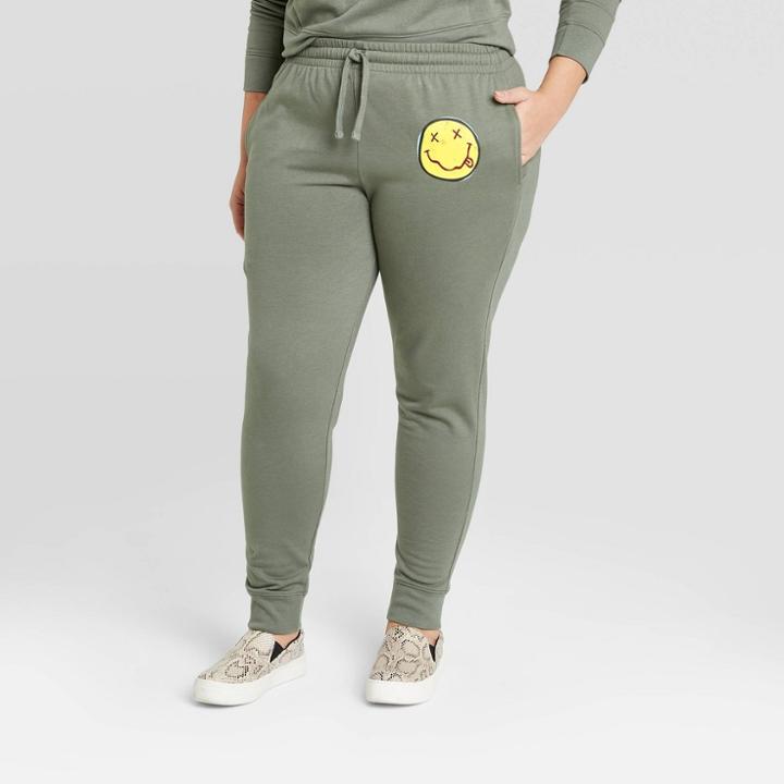 Women's Nirvana Plus Size Jogger Pants - Gray