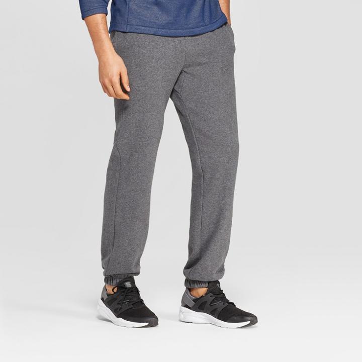 Men's Authentic Fleece Cuffed Sweatpants - C9 Champion Charcoal Gray Heather
