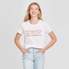 Grayson Threads Women's It's Beginning To Look Like Cocktails Short Sleeve Graphic T-shirt - White