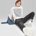 Men's Long Sleeve Graphic T-shirt - Original Use White