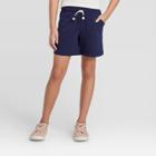 Girls' Knit Midi Shorts - Cat & Jack Navy Xs, Girl's, Blue