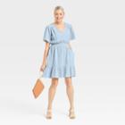 Women's Flutter Short Sleeve Gauze A-line Dress - Knox Rose