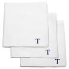 Cathy's Concepts Monogram Groomsmen Gift Handkerchief Set - T,