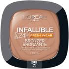L'oreal Paris Infallible Up To 24hr Fresh Wear Soft Matte Bronzer - 200 Fair