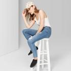 Women's High-rise Distressed Skinny Jeans - Wild Fable Medium Wash