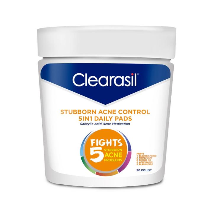 Clearasil Stubborn Acne Control 5in1 Daily Pads