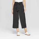 Mpg Sport Women's High-waisted Tie Front Trouser Black