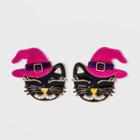 Sugarfix By Baublebar Cat Witch Hat Stud Earrings - Black