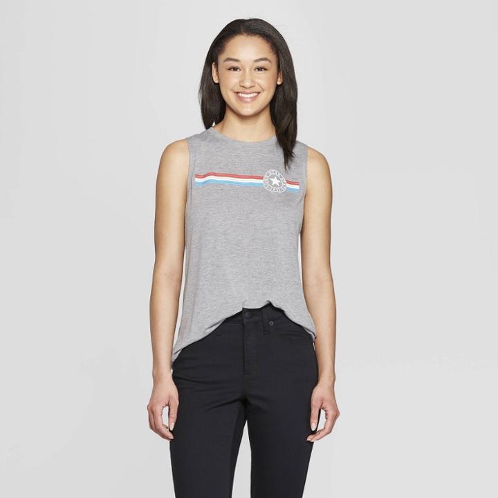 Modern Lux Women's Casual Fit Sleeveless Lone Star Texas Graphic Tank Top - Modern