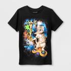 Target Boys' Cats On Spinners Short Sleeve T-shirt - Black