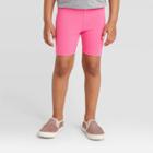 Toddler Girls' Sparkle Bike Shorts - Cat & Jack Pink 18m, Toddler Girl's