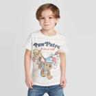 Toddler Boys' Paw Patrol Striped T-shirt - Ivory 2t, Boy's, Gray