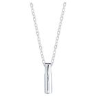 Target Women's Sterling Silver Cylinder Station Necklace -