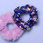 Girls' 2pk Scrunchies - More Than Magic Purple, Girl's