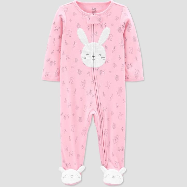 Baby Girls' Bunny Sleep N' Play - Just One You Made By Carter's Pink